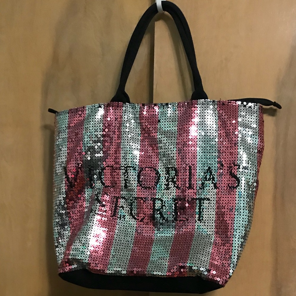VS sequin tote bag